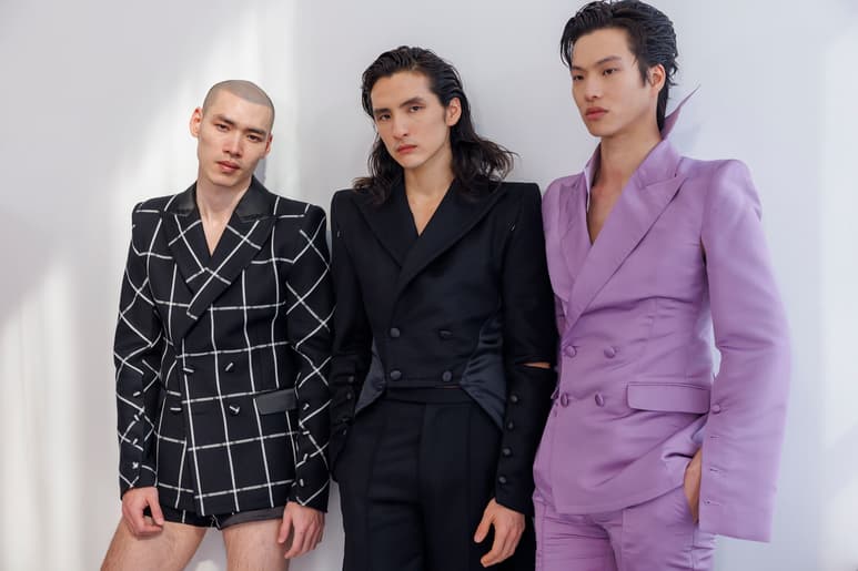 Modelos posan con prendas de LANDEROS NEW YORK ( EFE/EPA/SARAH YENESEL)