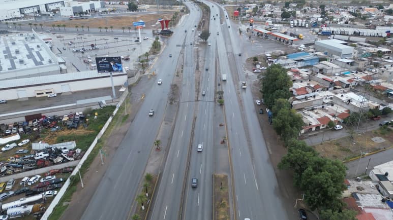 Vista del bulevar Ejército Mexicano. (DIANA GONZÁLEZ)