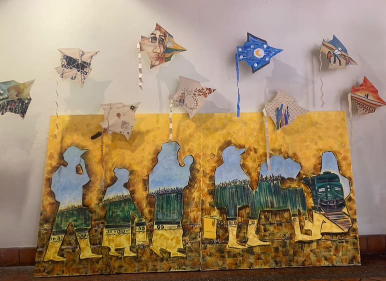 Exposición cultural 'El viaje'.