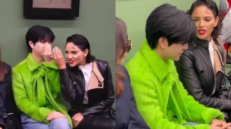 Eiza González y Seungmin.