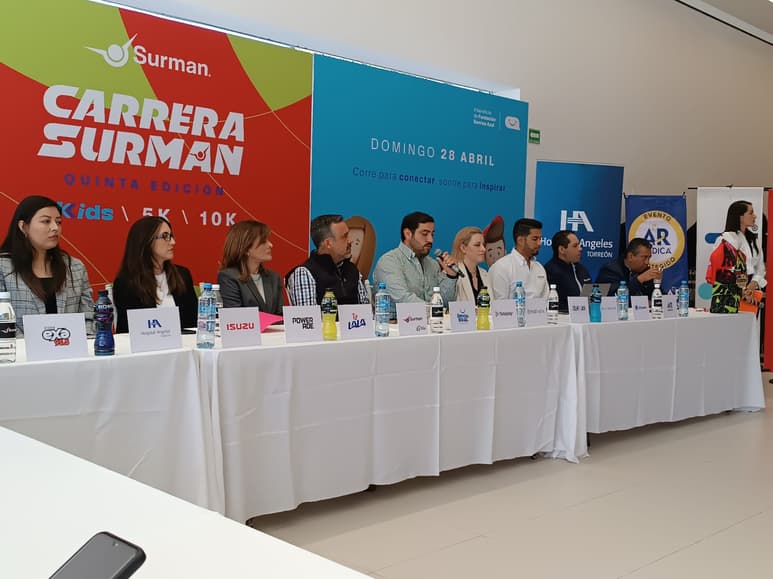 En una emotiva y colorida conferencia de prensa, dieron a conocer los pormenores de esta prueba atlética de convivencia, a la que están convocadas todas las familias laguneras (ESPECIAL)