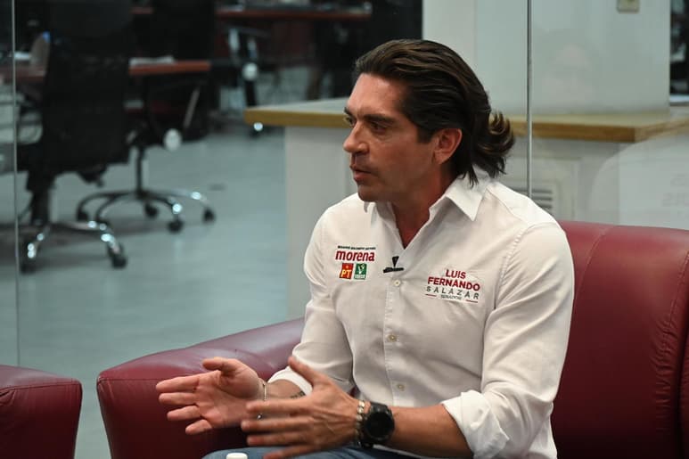 Luis Fernando Salazar, candidato al Senado por la coalición Morena, PT y PVEM, habló sobre sus propuestas.