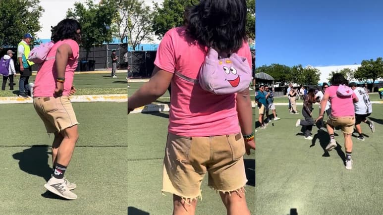 VIRAL: Se aparece 'Dora La Exploradora Lagunera' en Pa'l Norte 2024