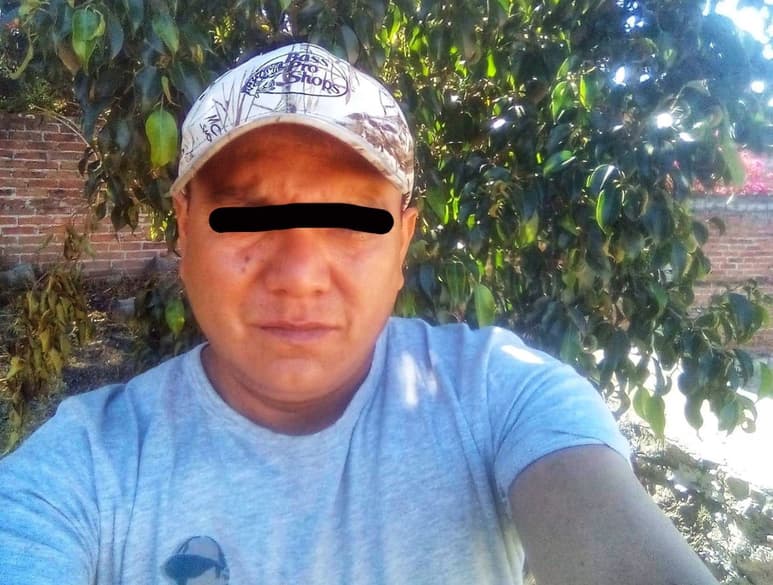 Armando 'N', presunto responsable del feminicidio de una niña de 7 años. (ESPECIAL)