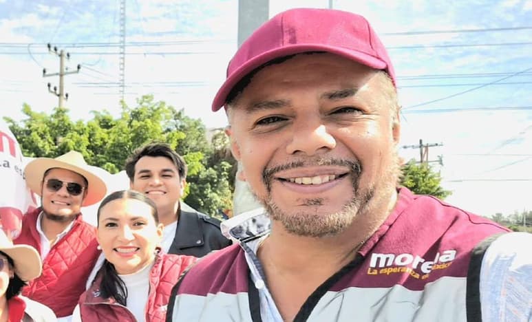 El candidato a regidor por Morena en Celaya, Adrián Guerrero. (ESPECIAL)