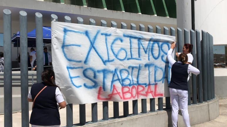 El Gobierno federal se pronunció sobre la situación laboral de trabajadores de la salud de ocho estados del país, entre los que se encuentra el gobierno de Durango y Coahuila.