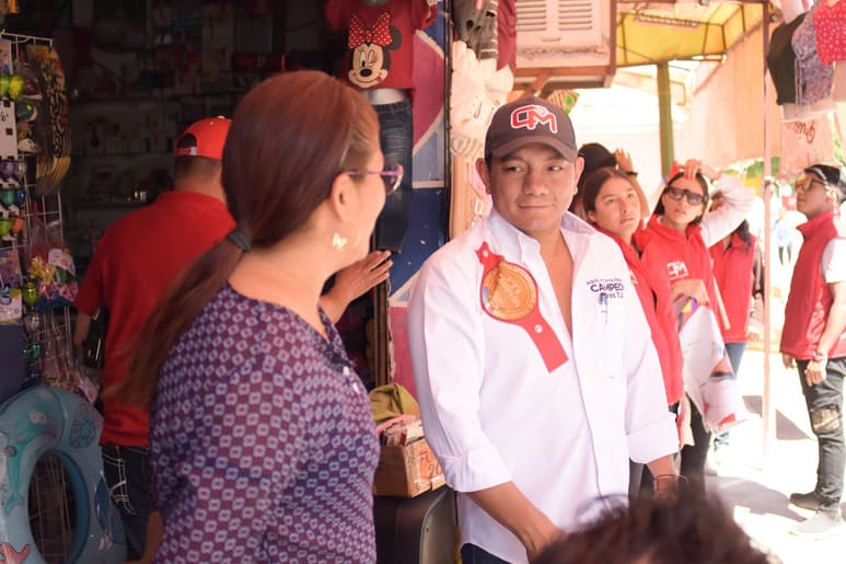 Cristian Mijares visitó las Colonias Parque Hundido, Doroteo Arango y Carlos Herrera. (DIANA GONZÁLEZ)