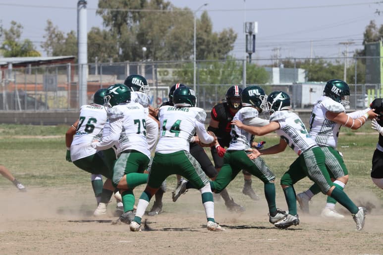 Los Halcones de la UAL, son uno de los conjuntos que se agregaron de último momento (ELITE DEPORTIVA)