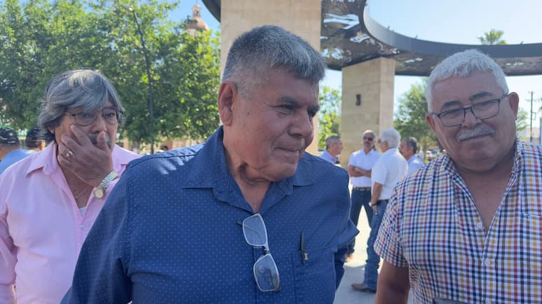 Extrabajadores de Altos Hornos de México. (SERGIO A. RODRÍGUEZ)