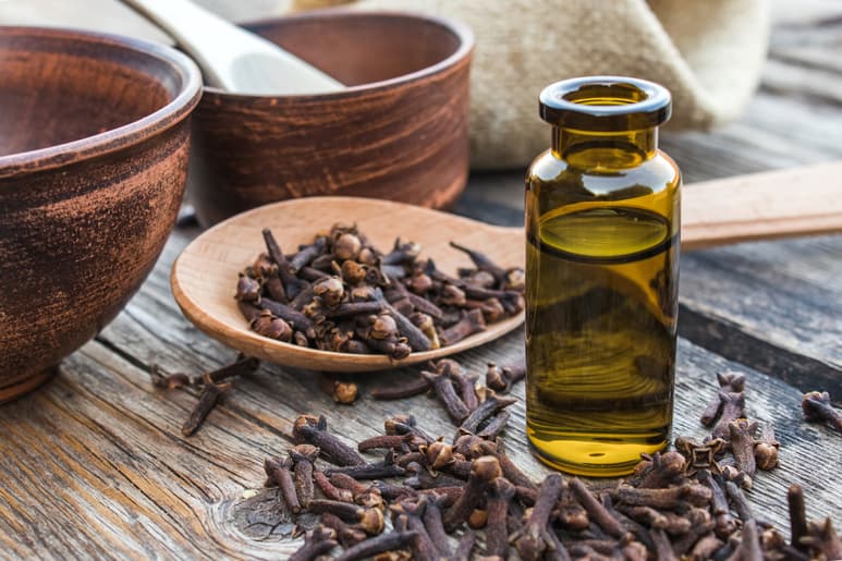 Aplicar la mezcla de aceite de oliva y aceite de clavo en el talón afectado, es un buen remedio para aminorar el dolor.