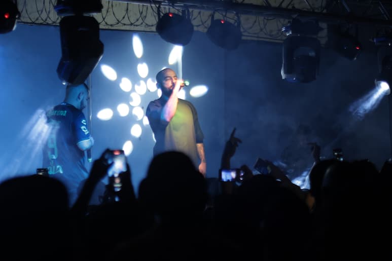 Los Luna encabezaron una noche de rap este fin de semana en el centro de la ciudad (EL SIGLO DE TORREÓN/VAYRON INFANTE)