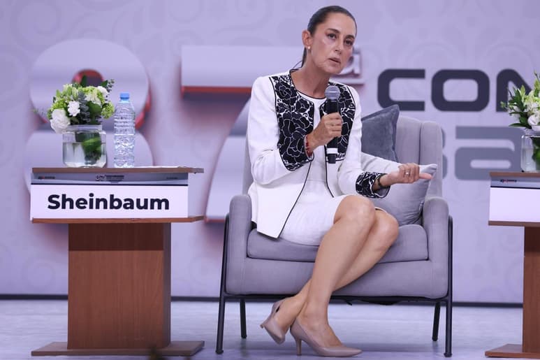 La candidata presidencial Claudia Sheinbaum. (EL UNIVERSAL)
