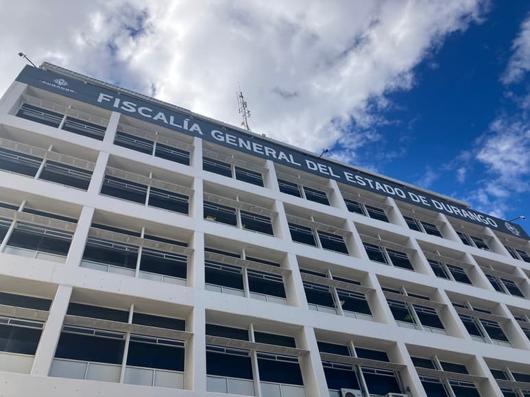 La Fiscalía General del Estado de Durango. (ARCHIVO)