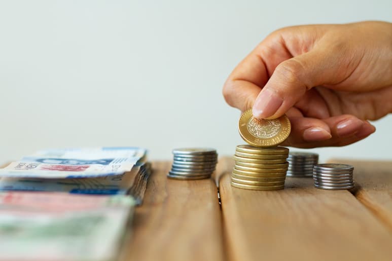 Pesos mexicanos.
