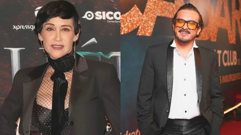 Susana Zabaleta y Ricardo Pérez de La Cotorrisa se besan en pleno escenario