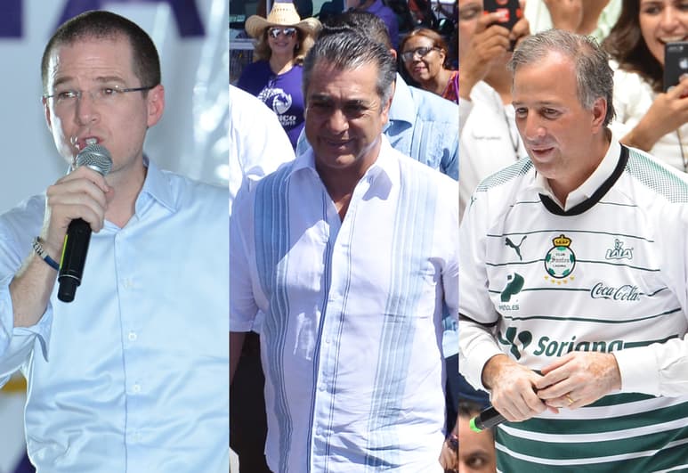 Los candidatos presidenciales de 2018. (ARCHIVO)