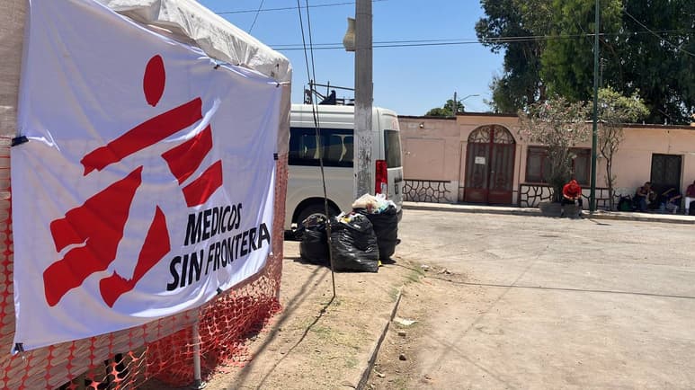 Tal ha sido la concentración de los migrantes en este sector, que desde hace un par de semanas, han acudido los Médicos sin Fronteras. (GUADALUPE MIRANDA)