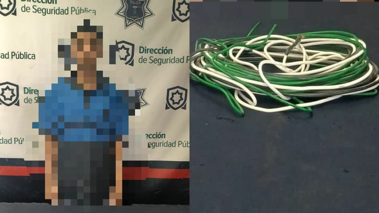 Trabajador roba cable de cobre en construcción en el ISSSTE de Torreón