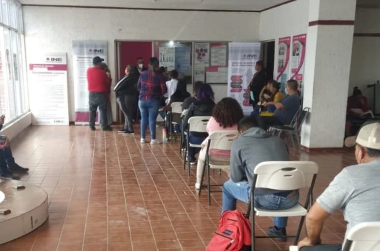 Reanudan actividades en módulos del INE en San Pedro y Madero