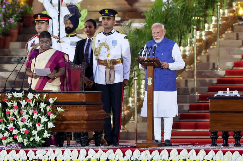 El líder nacionalista hindú Narendra Modi. (EFE)