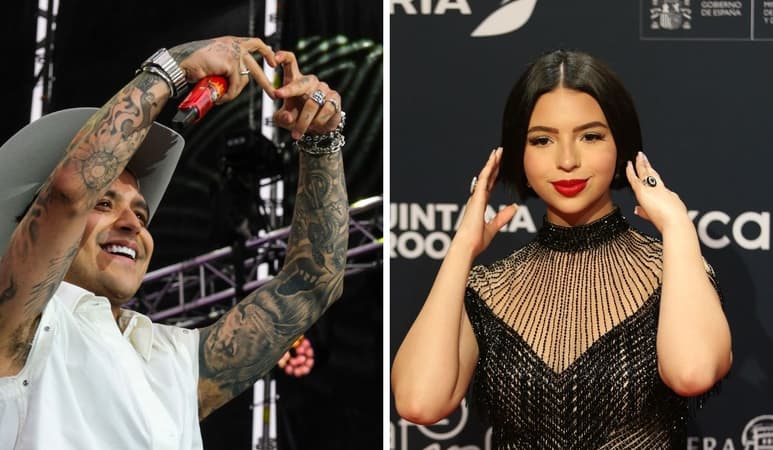 Cristian Nodal comparte inédita foto con Ángela Aguilar