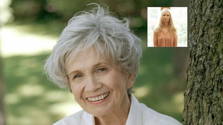 Alice Munro y Andrea Robin Skinner. (ESPECIAL)