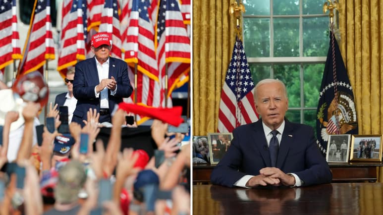 Biden y Trump piden unidad en EUA tras atentado contra el expresidente