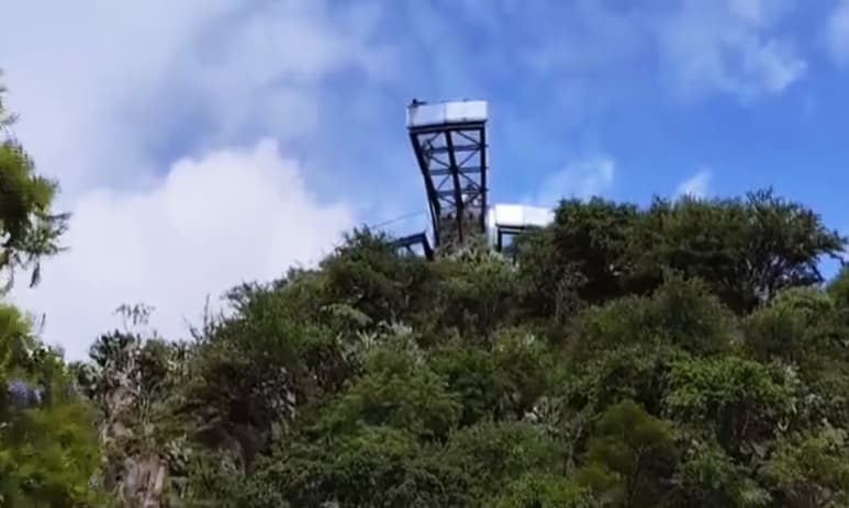 Mirador de cristal en Atlixco.