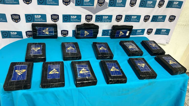 Detiene SSP a tres personas con 14 kilos de cocaína en Piedras Negras