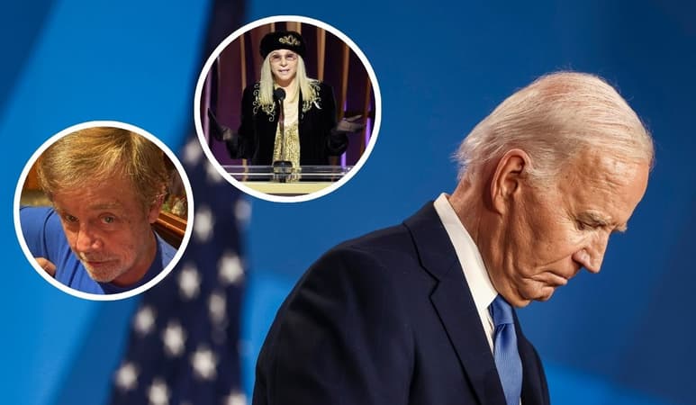 Famosos reaccionan a dimisión de Joe Biden