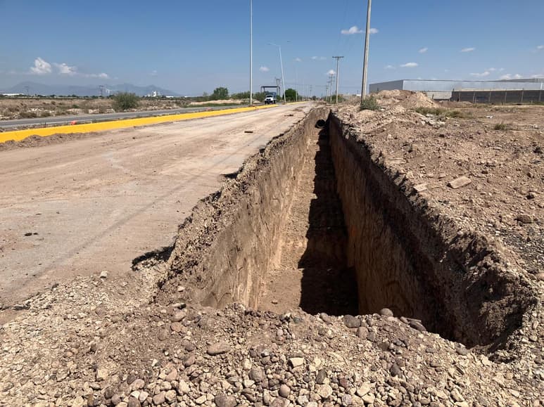 Obra de Agua Saludable. (ARCHIVO)