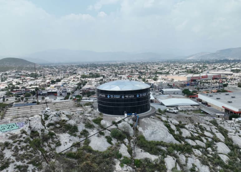 Se realizaron trabajos por parte del Sideapa en el tanque ubicado en el Cerro de la Cruz.