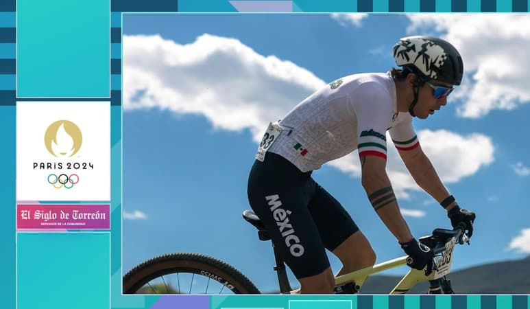 Adair Gutiérrez termina actuación en ciclismo de montaña varonil París 2024