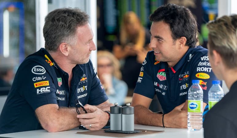 Christian Horner reafirma que Checo Pérez se queda en Red Bull