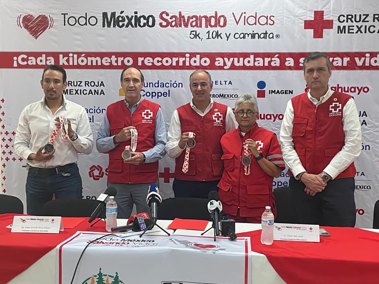 Anuncia Cruz Roja la carrera Todo México Salvando Vidas en Saltillo