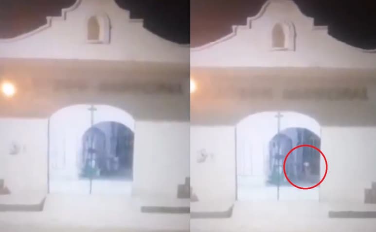 'Niña fantasma' en panteón de Puebla (CAPTURA)
