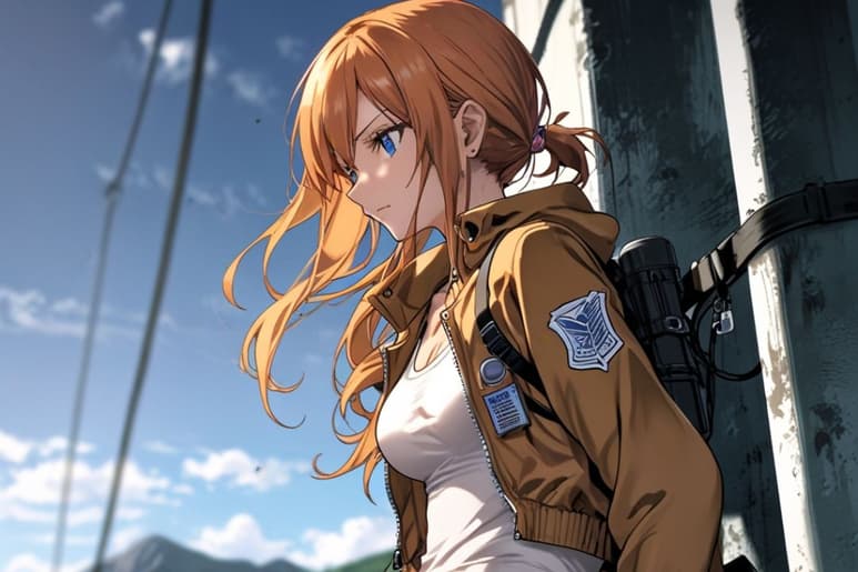 Así se vería Nami de One Piece si estuviera en el universo de Attack on Titan