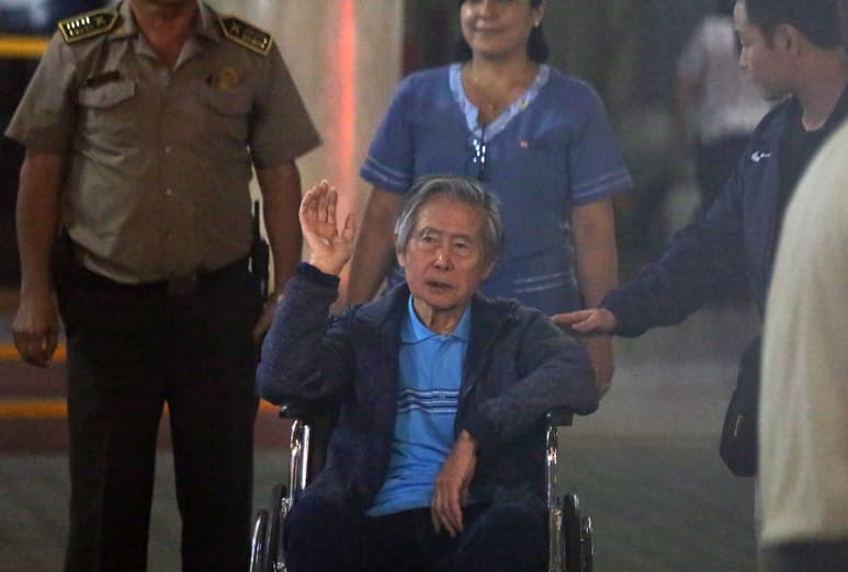 El expresidente peruano Alberto Fujimori. (ARCHIVO)