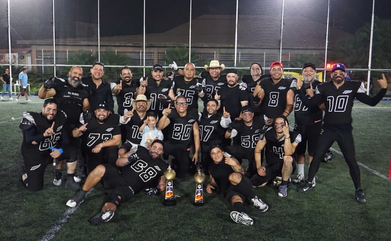 All Blacks se coronaron campeones en la Liga HAF de Futbol Americano Arena