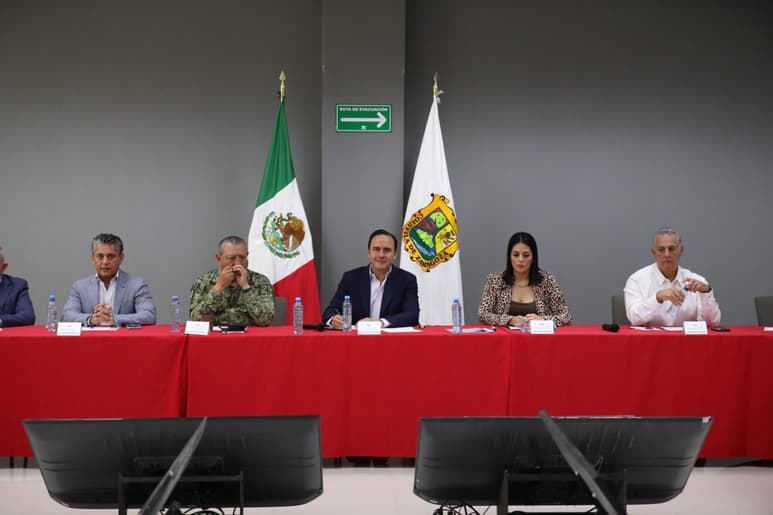 El alcalde de Torreón destacó la importancia de los acuerdos que se
tomaron durante la reunión de Coordinación Estatal. (CORTESÍA)