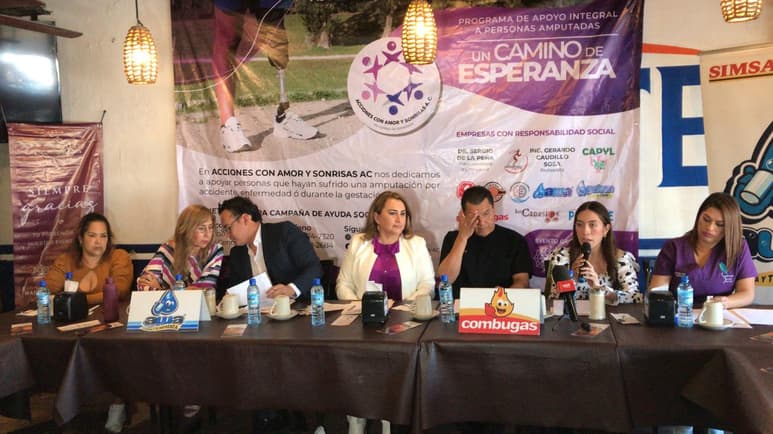 Asociación Acciones con Amor y Sonrisas con su programa 'Un Camino de Esperanza'.