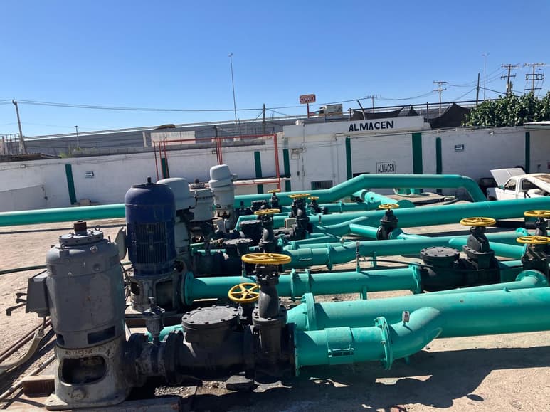 El gerente técnico del Simas Rural, Pantaleón Originales, dijo que el suministro de agua de estos
pozos se complementa con los que tiene a su cargo el Simas Torreón (EL SIGLO DE TORREÓN)