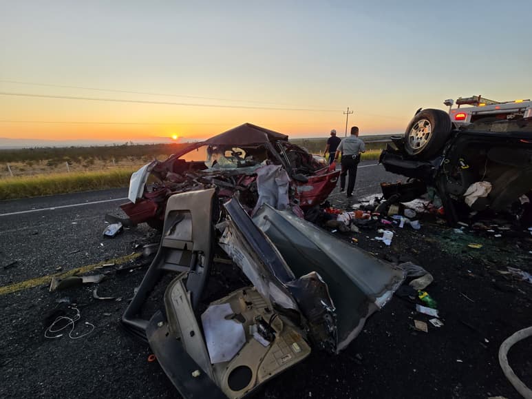 Accidente en Monclova.
