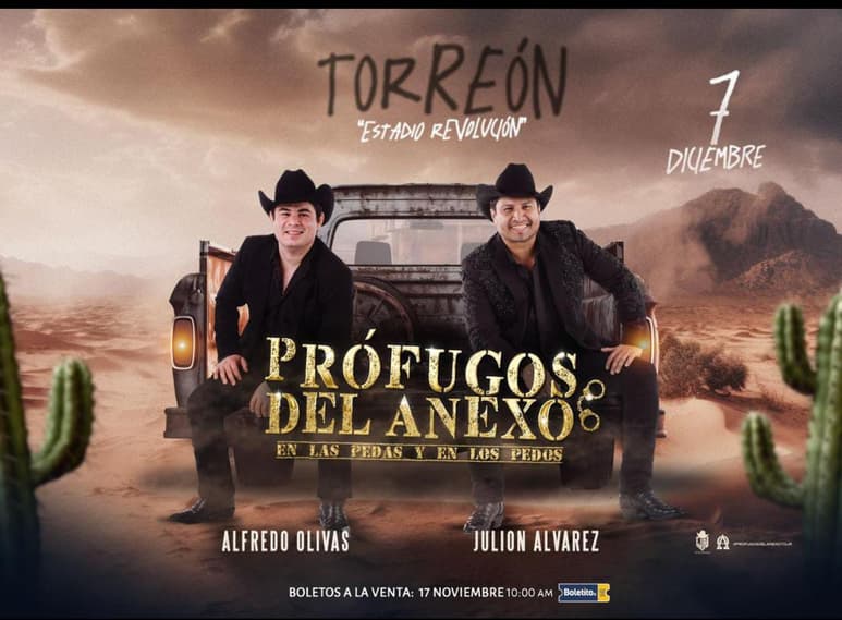 Confirman que evento de Julión y Alfredito será en el Revolución