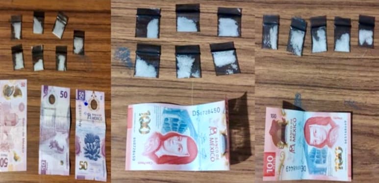A estas personas también se les incautaron 350 pesos en efectivo. (EL SIGLO DE TORREÓN)