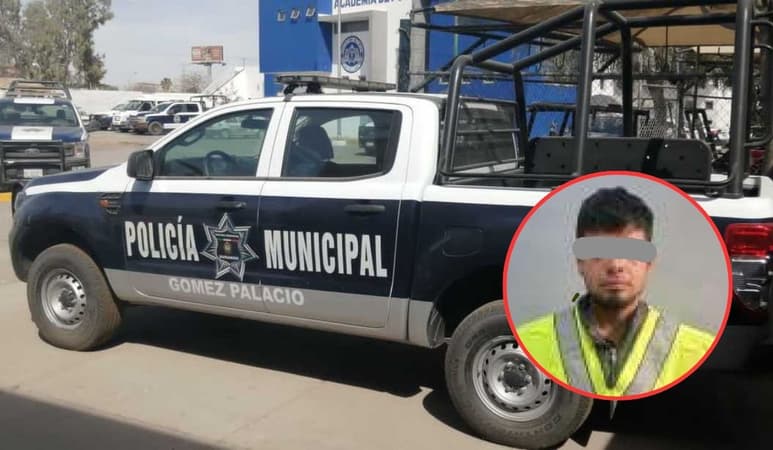 Detenido por agredir a su pareja luego de decirle que buscara trabajo en Gómez Palacio