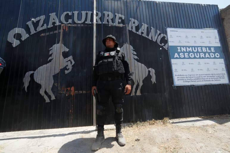 Rancho Izaguirre continúa bajo resguardo de Fiscalía de Jalisco