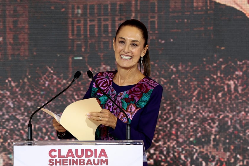Claudia Sheinbaum, virtual primera mujer presidenta de México. (EFE)