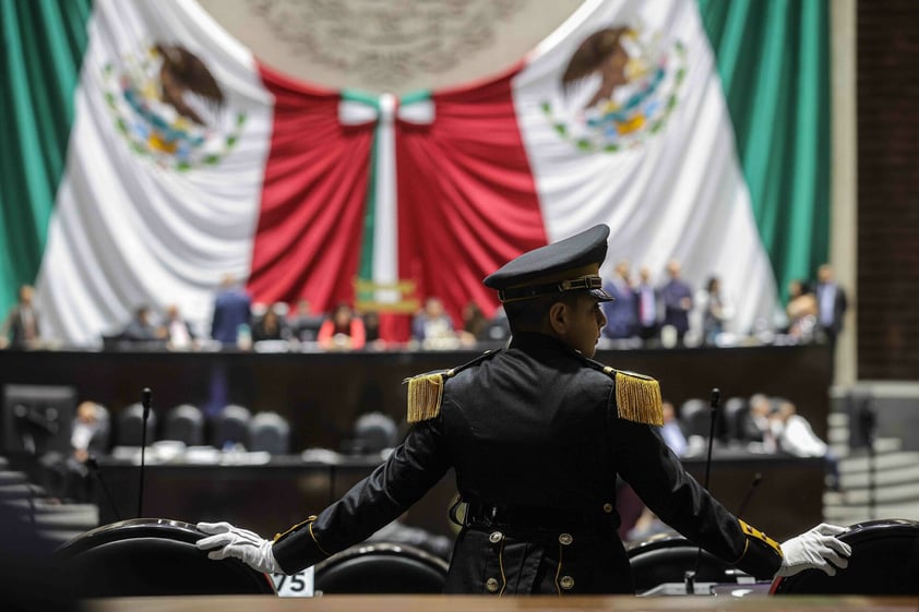 Sesión ordinaria en la Cámara de Diputados en la que se discute la reforma a la Guardia Nacional / EL UNIVERSAL