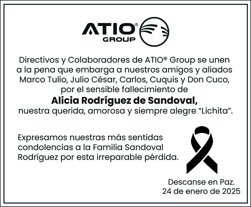 CONDOLENCIA GRUPO ATIO